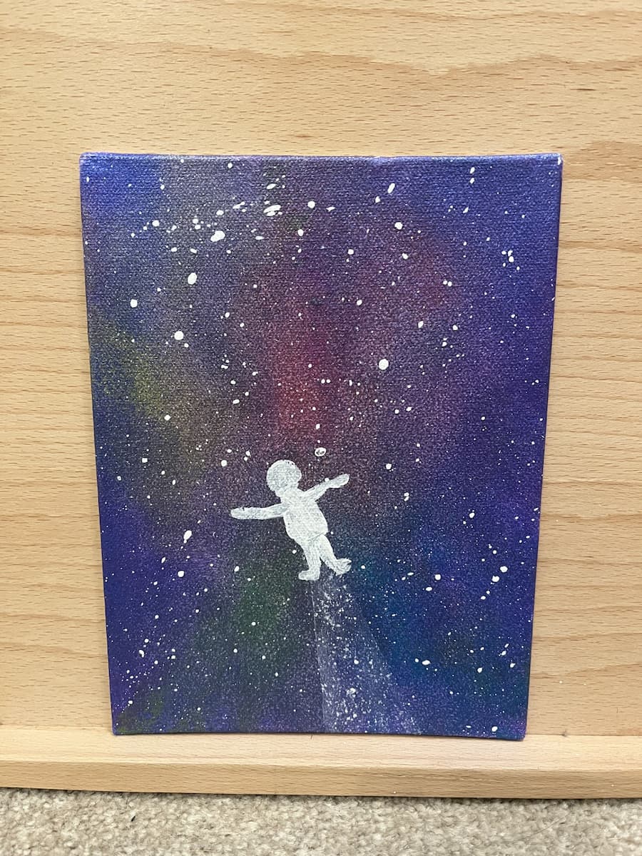 Dive, original painting by Steven Watson stainsbystev