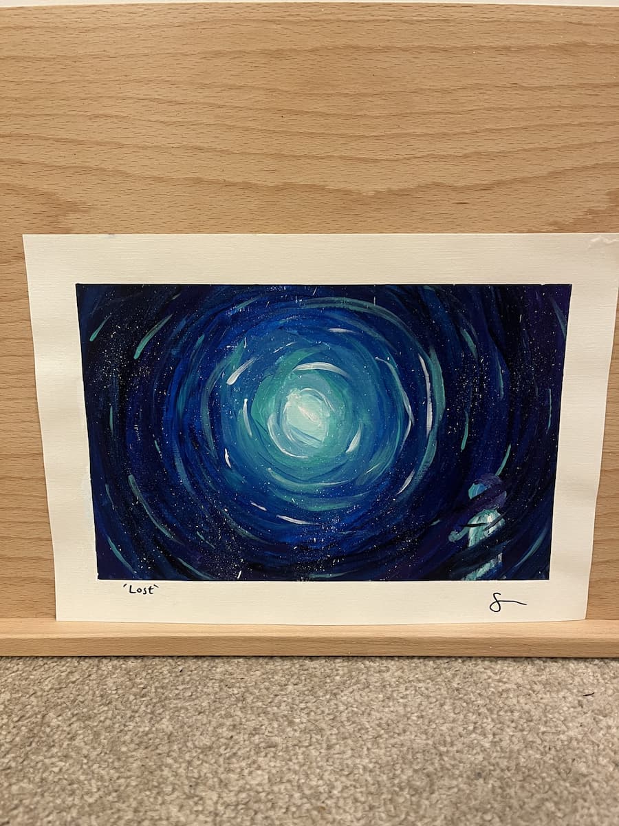 Lost - painting by Steven Watson stainsbystev