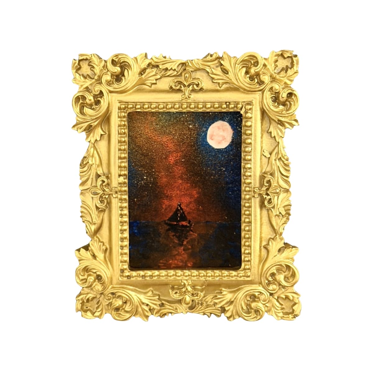 Guiding Light painting by Steven Watson fridge magnet in a frame with a magnetic strip
